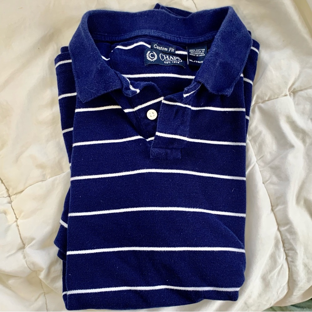 💥4/$15 Chaps Striped Polo